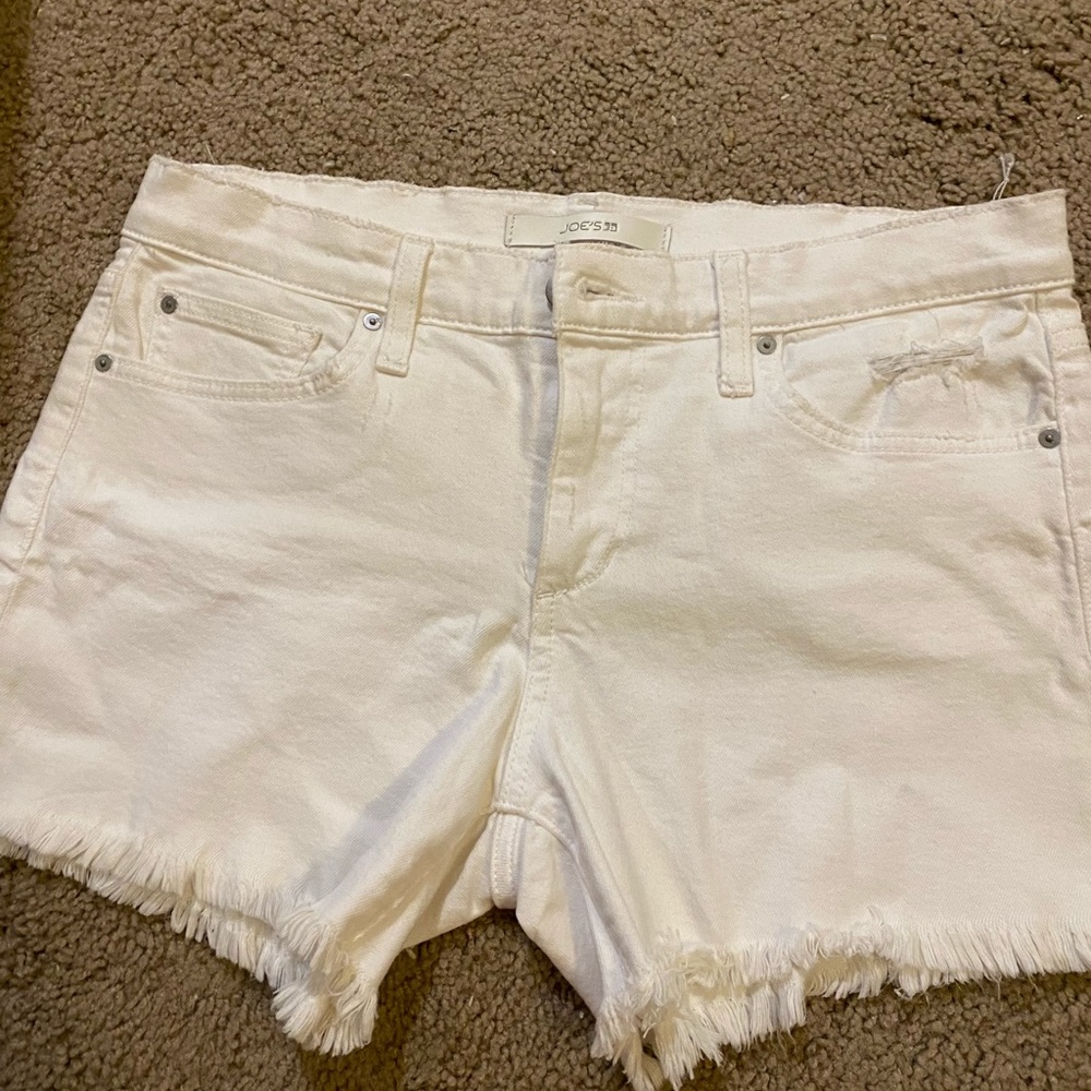 Joe’s White Denim Shorts